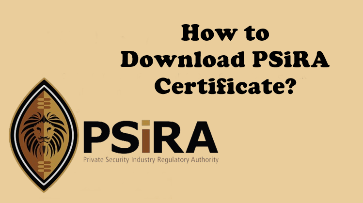 PSiRA Certificate Download