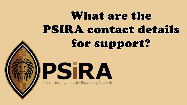 PSIRA contact details