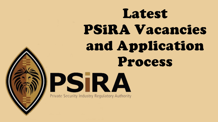 PSIRA Vacancies
